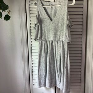 BCBG gray cotton dress